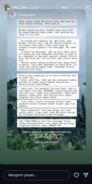 Kronologi Kairissta Meninggal Dunia (instagram)